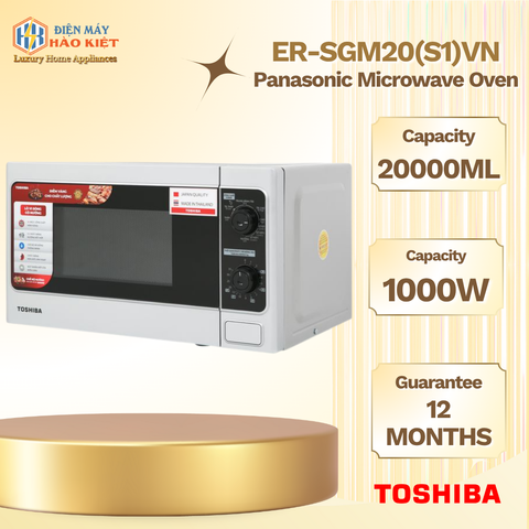ER-SGM20(S1)VN - Lò Vi Sóng Toshiba 20 Lít