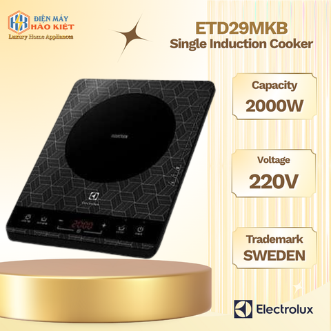 ETD29MKB - Bếp Điện Từ Đơn Electrolux - Bông