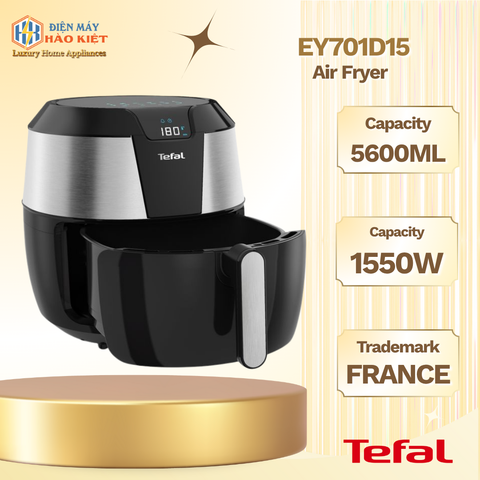 EY701D15 - Nồi chiên không dầu điện tử Tefal XXL