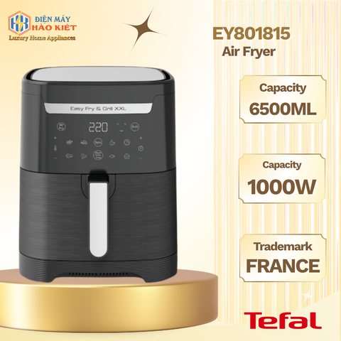 EY801815 - Nồi Chiên Không Dầu Tefal 2in1 Easy Fry & Grill 6.5L XXL