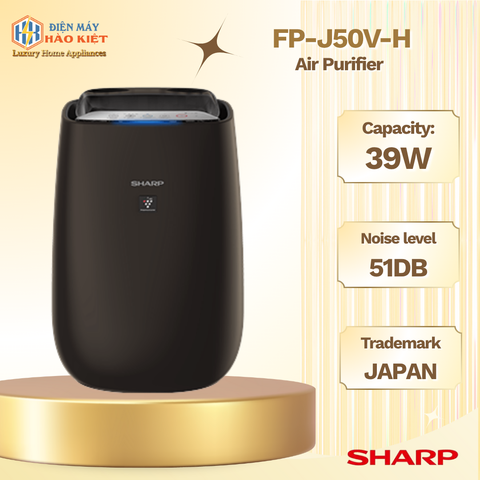 FP-J50V-H - Máy Lọc Không Khí Inverter Sharp_40m²
