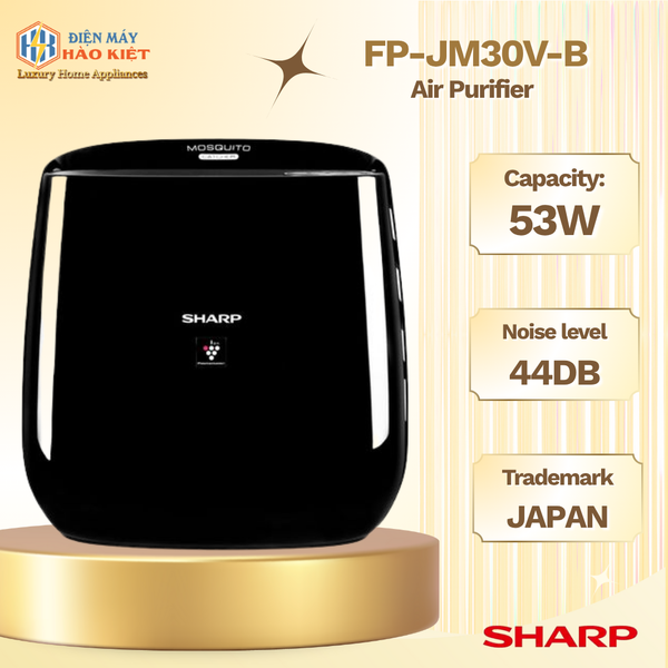 FP-JM30V-B - Máy Lọc Không Khí & Bắt Muỗi Sharp _ 23m²