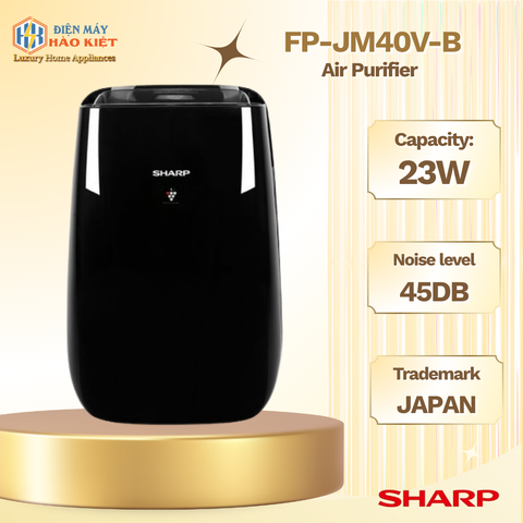 FP-JM40V-B - Máy Lọc Không Khí & Bắt Muỗi Sharp _ 30m²