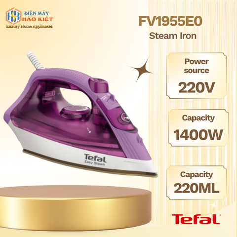 FV1955E0 - Bàn Ủi Hơi Nước Tefal Easy Steam - 1400W