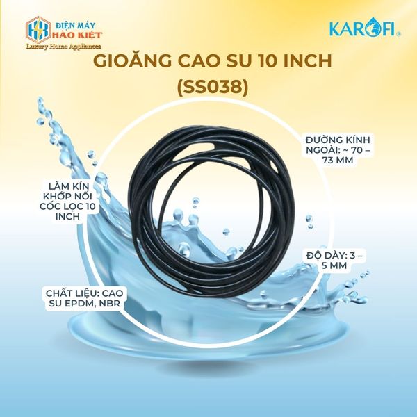 Gioăng cao su 10 inch (SS038)
