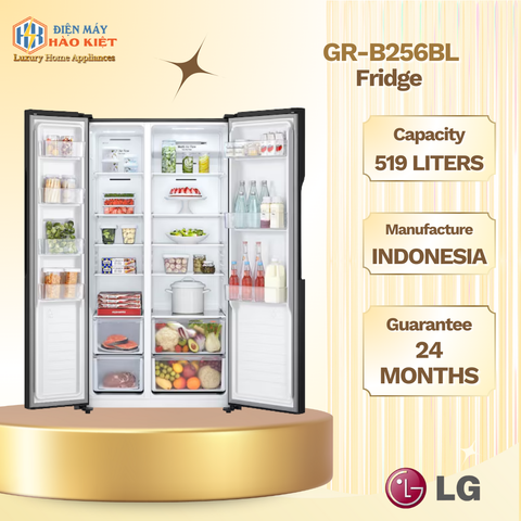 GR-B256BL - Tủ lạnh LG Inverter 519 lít Side By Side