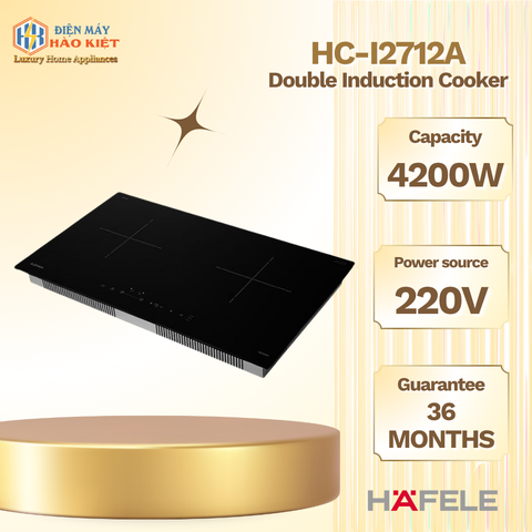 HC-I2712A - Bếp Từ đôi lắp âm Hafele