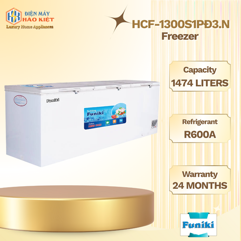 HCF-1300S1PĐ3.N - Tủ Đông 1474L