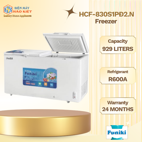 HCF-830S1PĐ2.N - Tủ Đông 929L