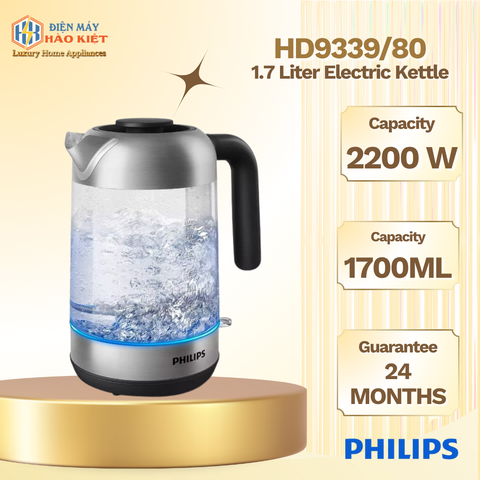 HD9339/80 Bình Đun Siêu Tốc Philips 1.7L