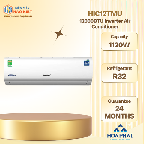 HIC12TMU - Điều Hòa Funiki 1 Chiều 12000btu Inverter Hic12tmu Chính Hãng