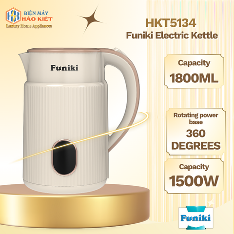 HKT5134 - Ấm Siêu Tốc 1.8l Funiki