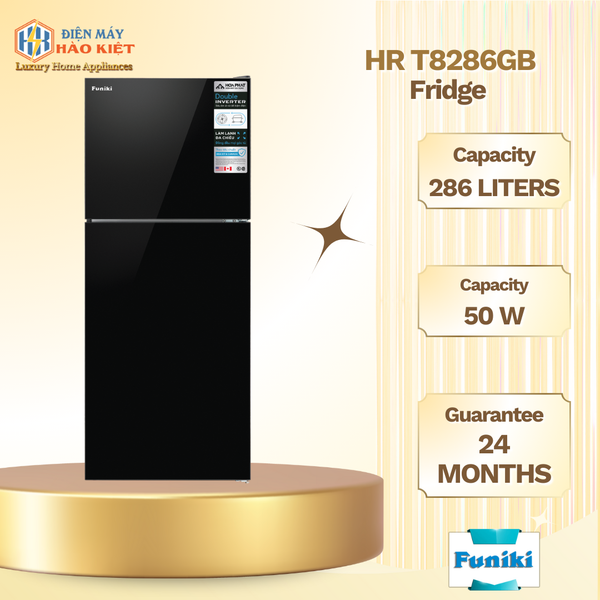 HR T8286GB - Tủ Lạnh Funiki 286 lít