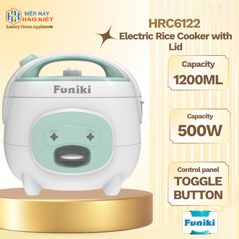 HRC6122 - Nồi Cơm Điện Nắp Gài 1.2L Funiki