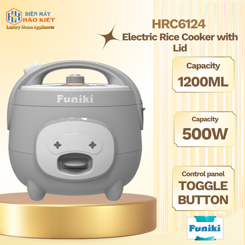 HRC6124 - Nồi Cơm Điện Nắp Gài 1.2L Funiki