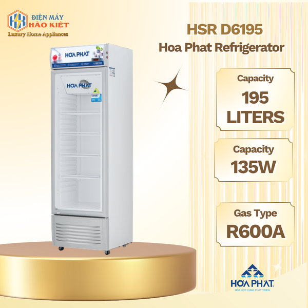 HSR D6195 - Tủ Mát Hòa Phát HSR D6195 195 Lít