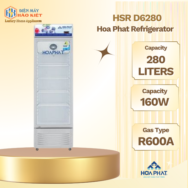 HSR D6280 - Tủ Mát 1 Cánh 280 lít