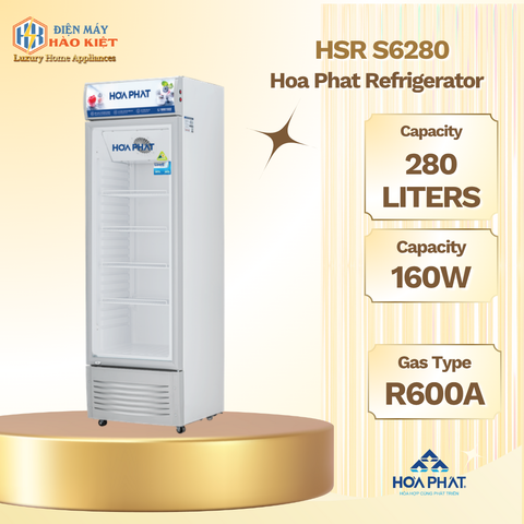 HSR S6280 - Tủ Mát Hòa Phát HSR S6280 280 Lít