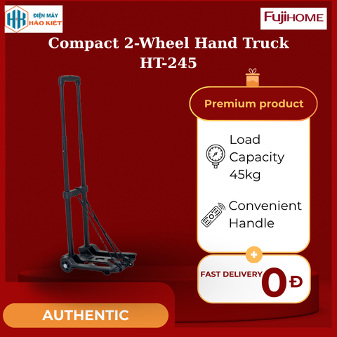 HT-245 - Xe Đẩy Đi Chợ Gấp Gọn Đa Năng Fujihome