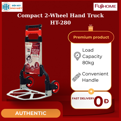 HT-280 - Xe Đẩy Hàng 2 Bánh Rút Gọn Fujihome