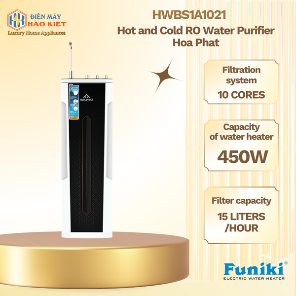 HWBS1A1021 - Máy Lọc Nước RO Nóng Lạnh Hòa Phát HWBS1A1021