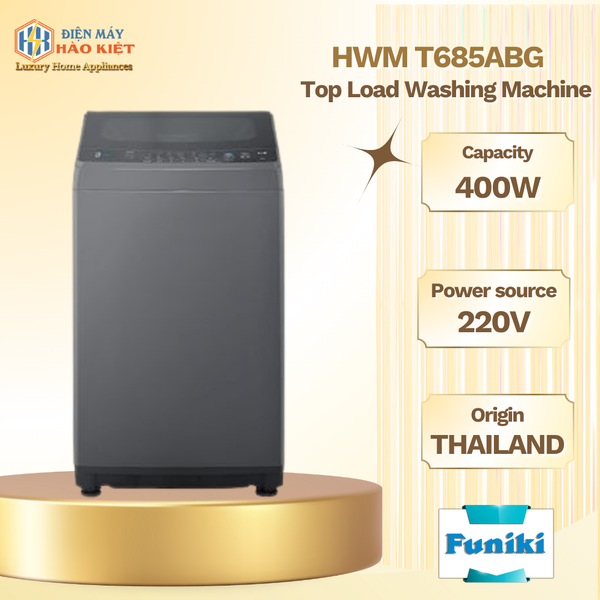 HWM T685ABG - Máy Giặt Cửa Trên