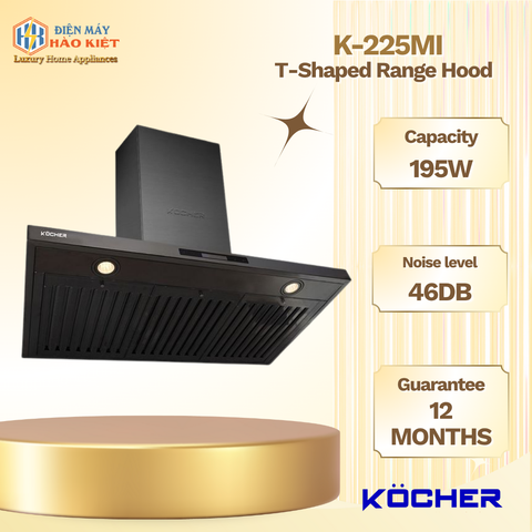 K-225MI - Hút Mùi Chữ T Thân Inox 90cm