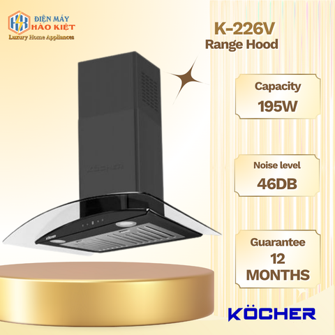 K-226V - Máy Hút Mùi (90Cm)
