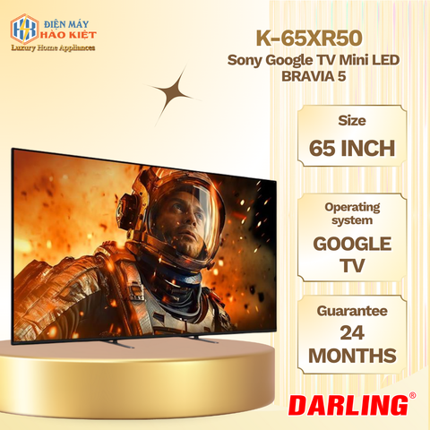 K-65XR50 - Sony Google TV Mini LED BRAVIA 5 65 inch