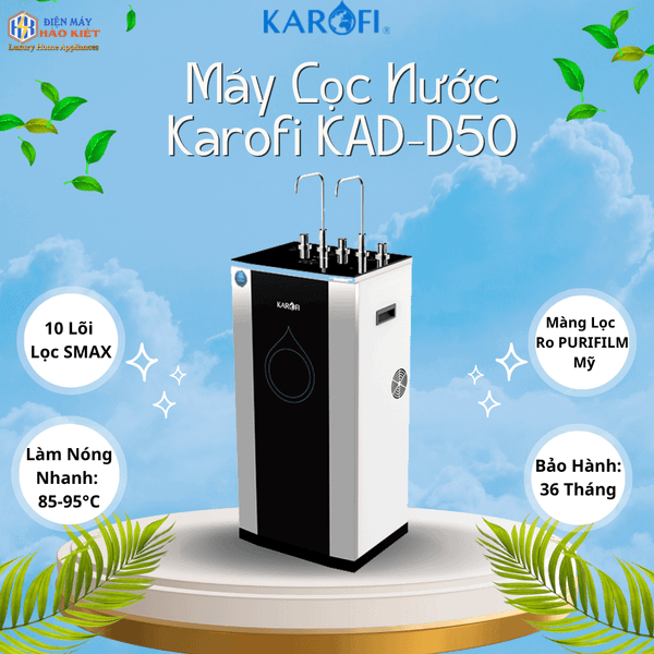 KAD-D50 - Máy Lọc Nước Nóng Lạnh Karofi