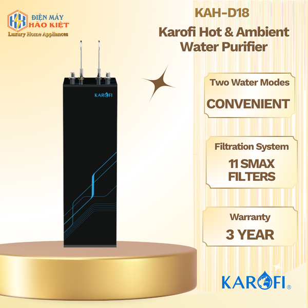 KAH-D18 - Máy Lọc Nước Nóng Nguội Karofi