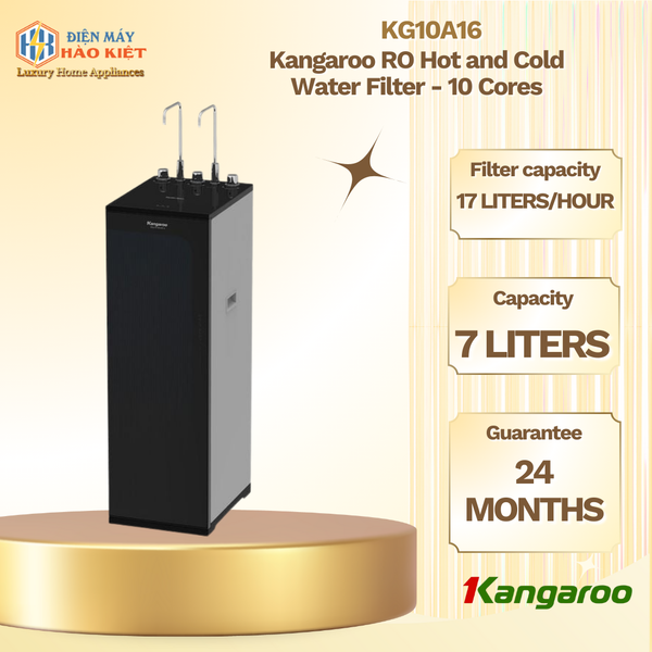 KG10A16 - Máy Lọc Nước RO Nóng Lạnh Hydrogen Kangaroo - 10 Lõi