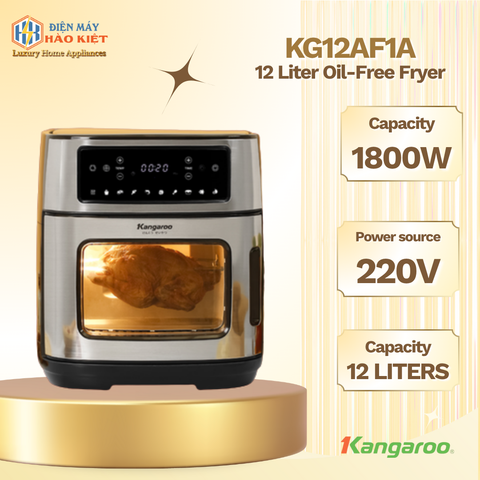 KG12AF1A - Nồi Chiên Không Dầu Kangaroo _ 12 Lít