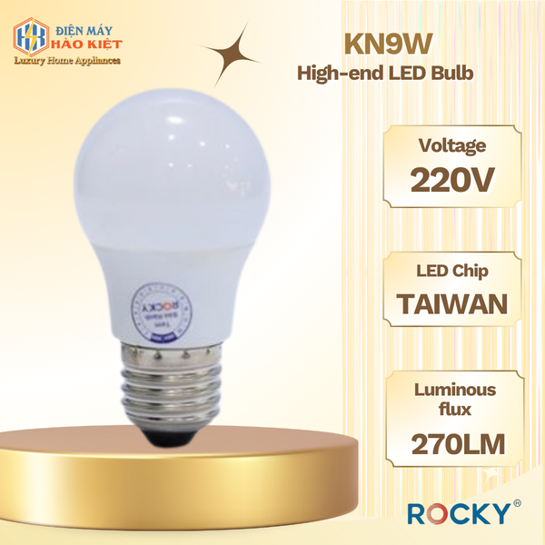 KN9W - Đèn Led Bulb cao cấp trắng , vàng