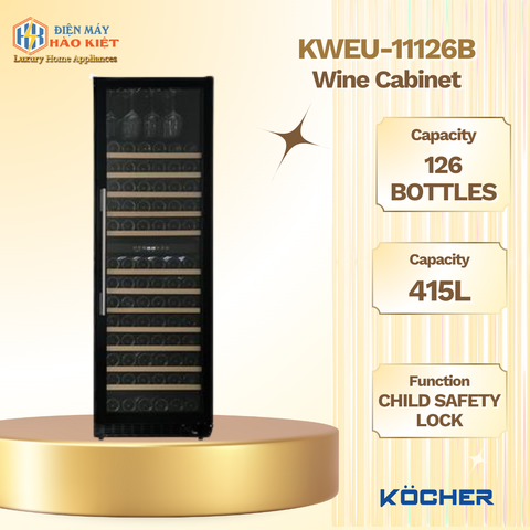 KWEU-11126B - Tủ Rượu Vang