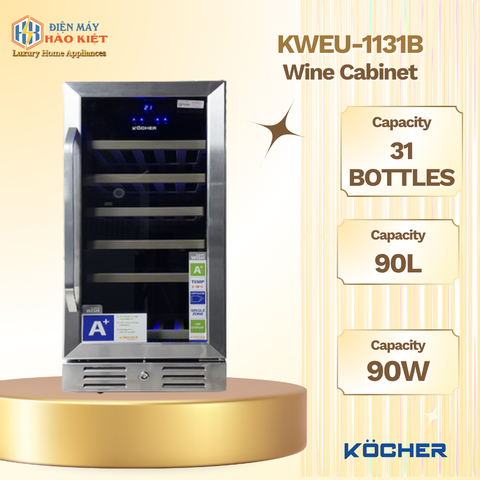 KWEU-1131B - Tủ Rượu Vang