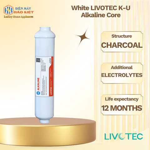 Lõi Alkaline K-U LIVOTEC Trắng