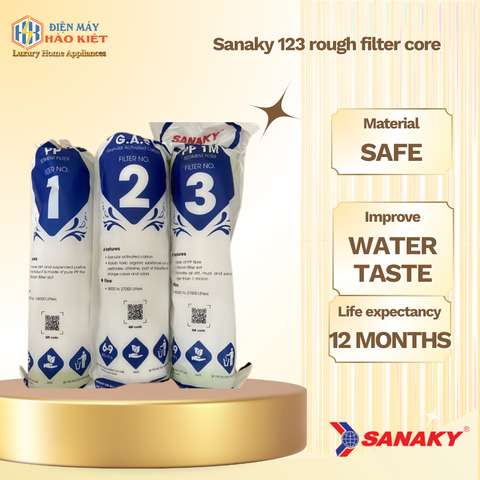 Lõi lọc thô 123 sanaky