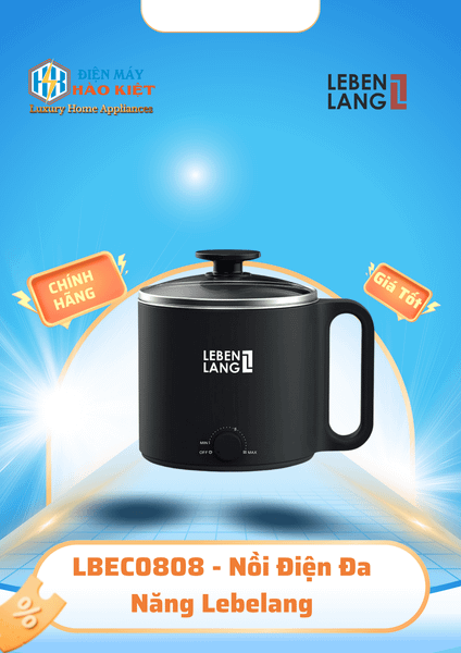 LBEC0808 - Nồi Điện Đa Năng Lebelang 1500ml 900w
