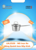 LBL2528 - Nồi Inox Đa Năng Quánh Inox Nắp Kính Lebenlang 18Cm 1500Ml