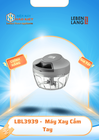 LBL3939 - Dụng Cụ Nhà Bếp Máy Xay Cầm Tay Lebenlang 450Ml