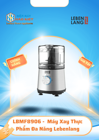 LBMF8906 -  Máy Xay Thực Phẩm Đa Năng Lebenlang 400W 500Ml