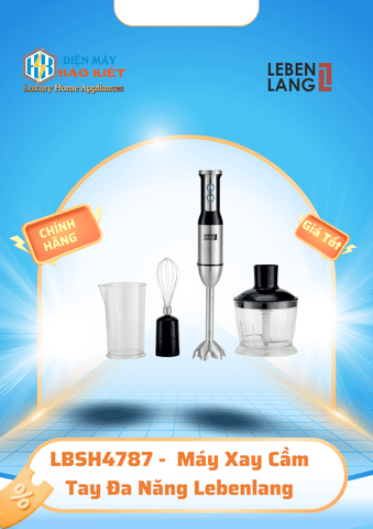 LBSH4787 -  Máy Xay Cầm Tay Đa Năng Lebenlang 1000W