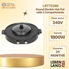 LBTT5288 - Nồi Lẩu Nướng Điện Tròn 2 Ngăn Lebenlang 1800W