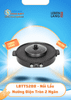 LBTT5288 - Nồi Lẩu Nướng Điện Tròn 2 Ngăn Lebenlang 1800W