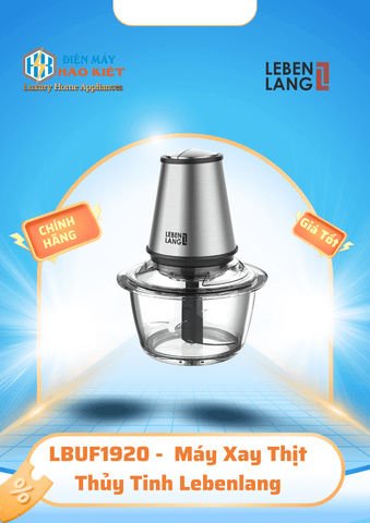 LBUF1920 -  Máy Xay Thịt Thủy Tinh Lebenlang 400W 1200Ml