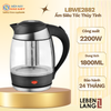 LBWE2882 - Ấm Siêu Tốc Thủy Tinh Có Lõi Lọc Trà Lebenlang 1800Ml
