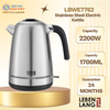 LBWE7762 - Ấm Siêu Tốc Inox Lebenlang 1700Ml