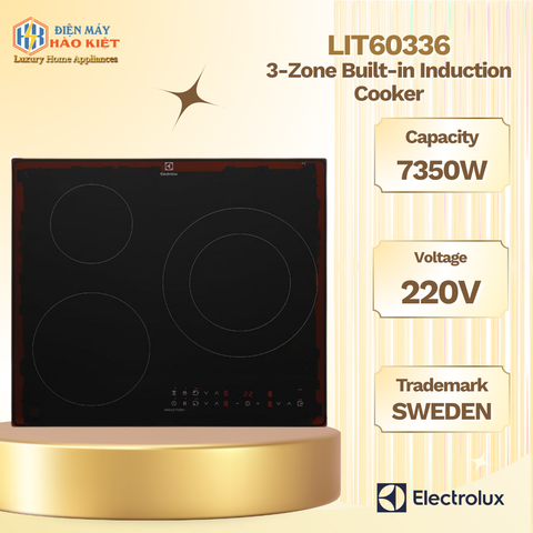 LIT60336 - Bếp Từ 3 Vùng Nấu Lắp Âm Electrolux