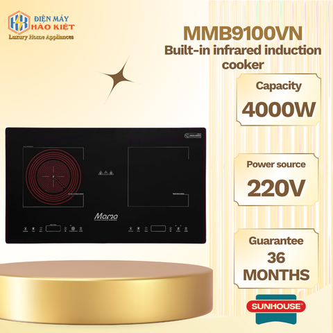 MMB9100VN - Bếp từ hồng ngoại lắp âm Sunhouse Mama
